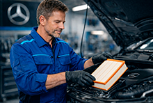 фото салонного фильтра Мерседес